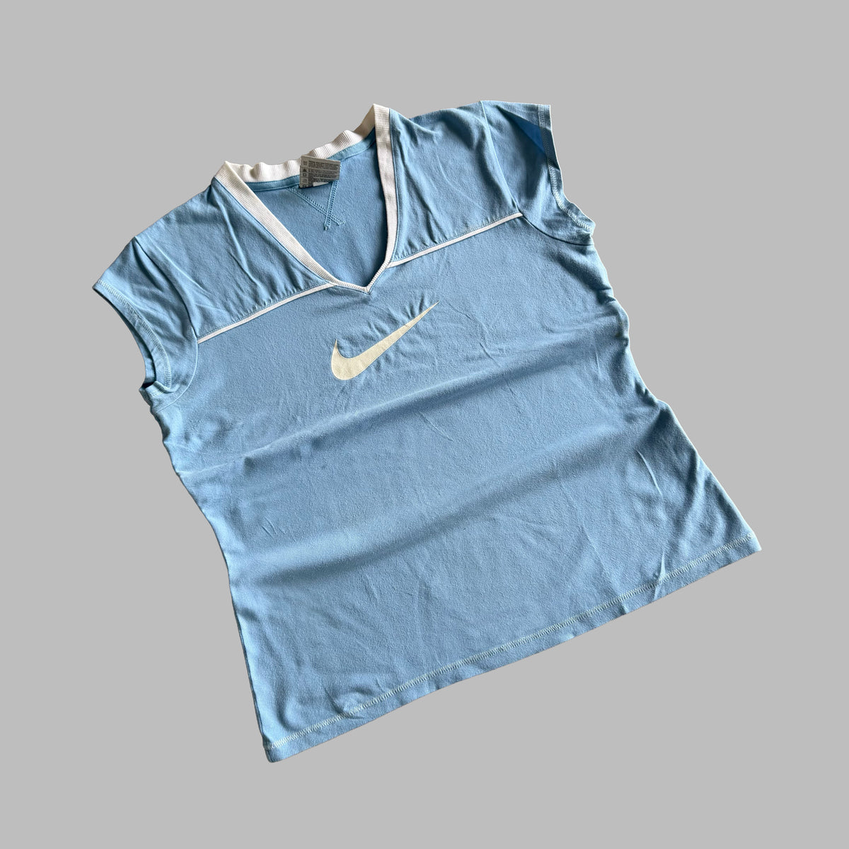 Y2K Nike Swoosh Ringer Tank - L