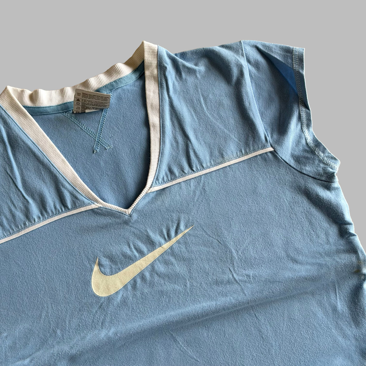 Y2K Nike Swoosh Ringer Tank - L