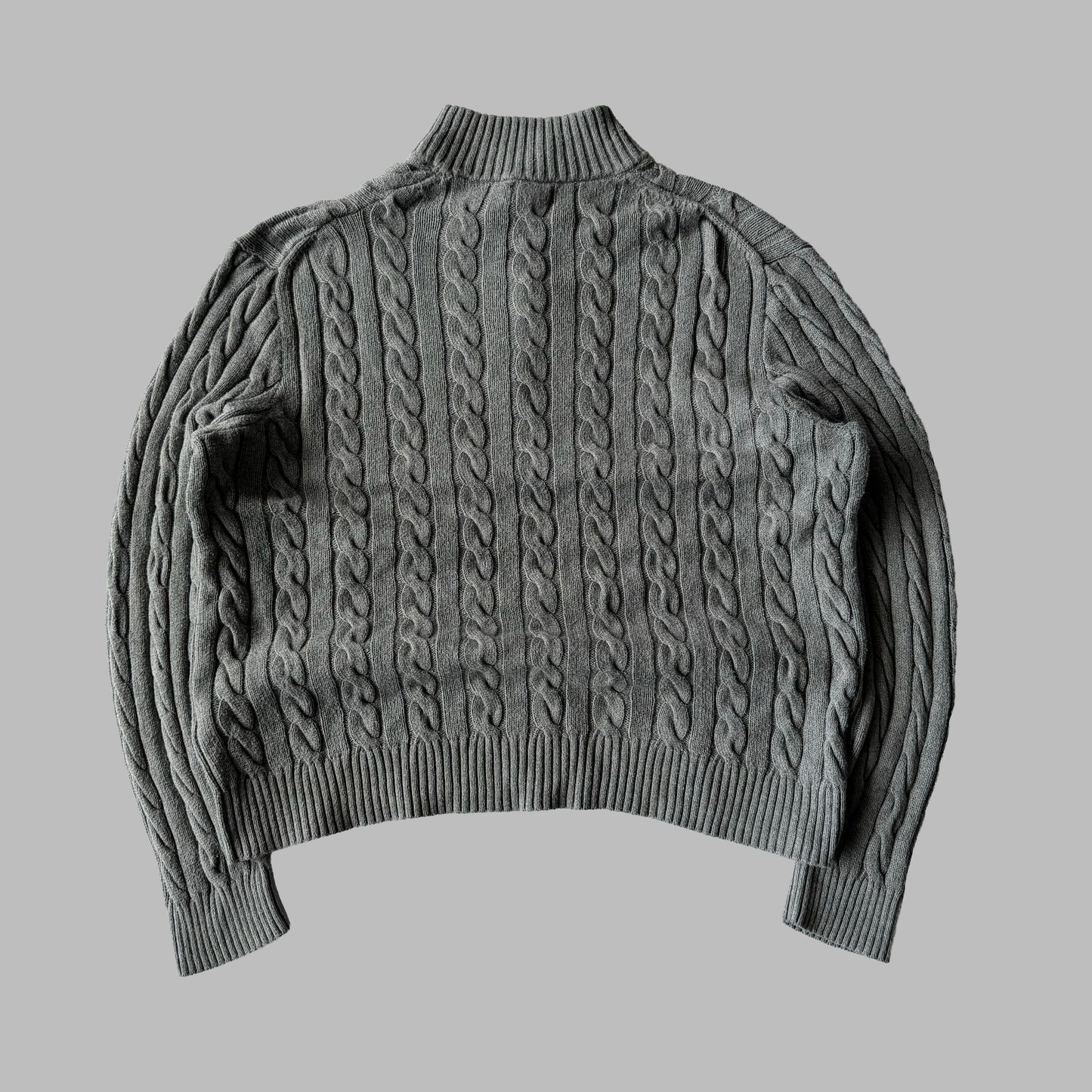 Ralph Lauren Cable Knit Quarter Zip - XXL
