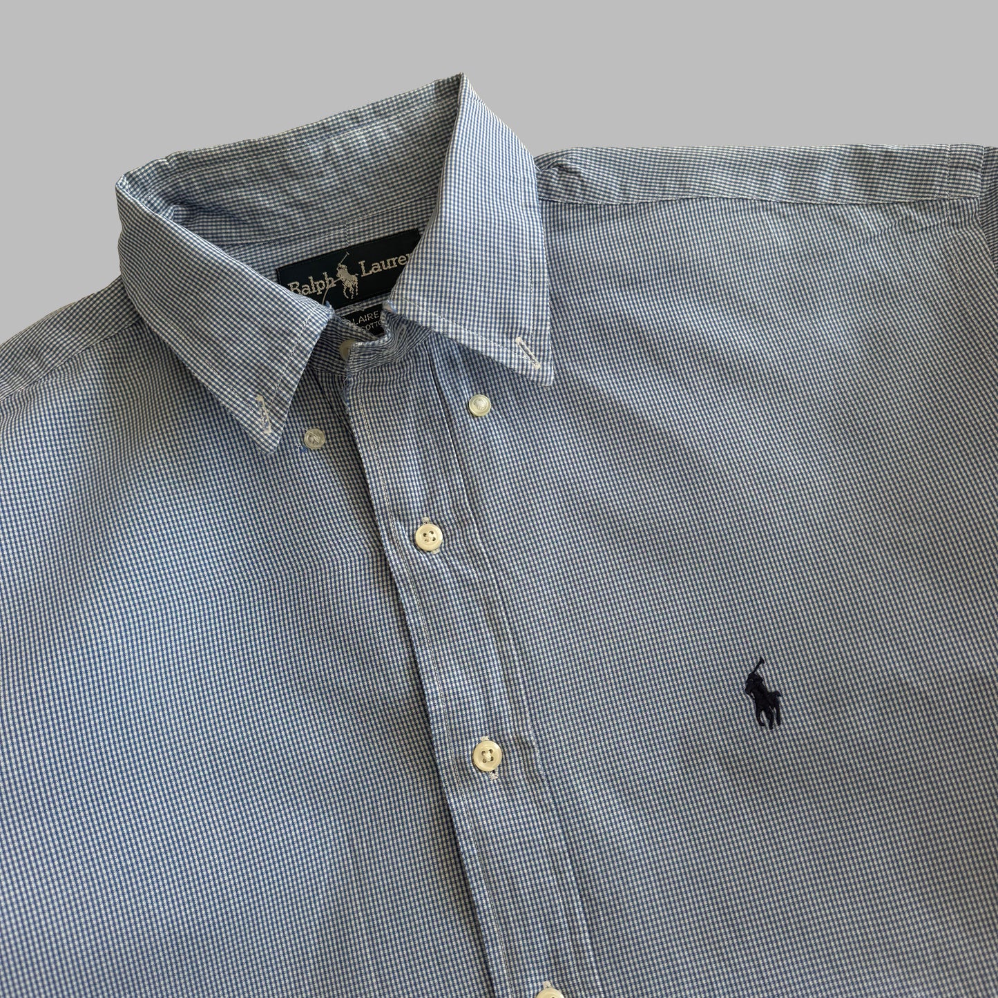 90s Polo Ralph Lauren Checkered Button Up Shirt - M