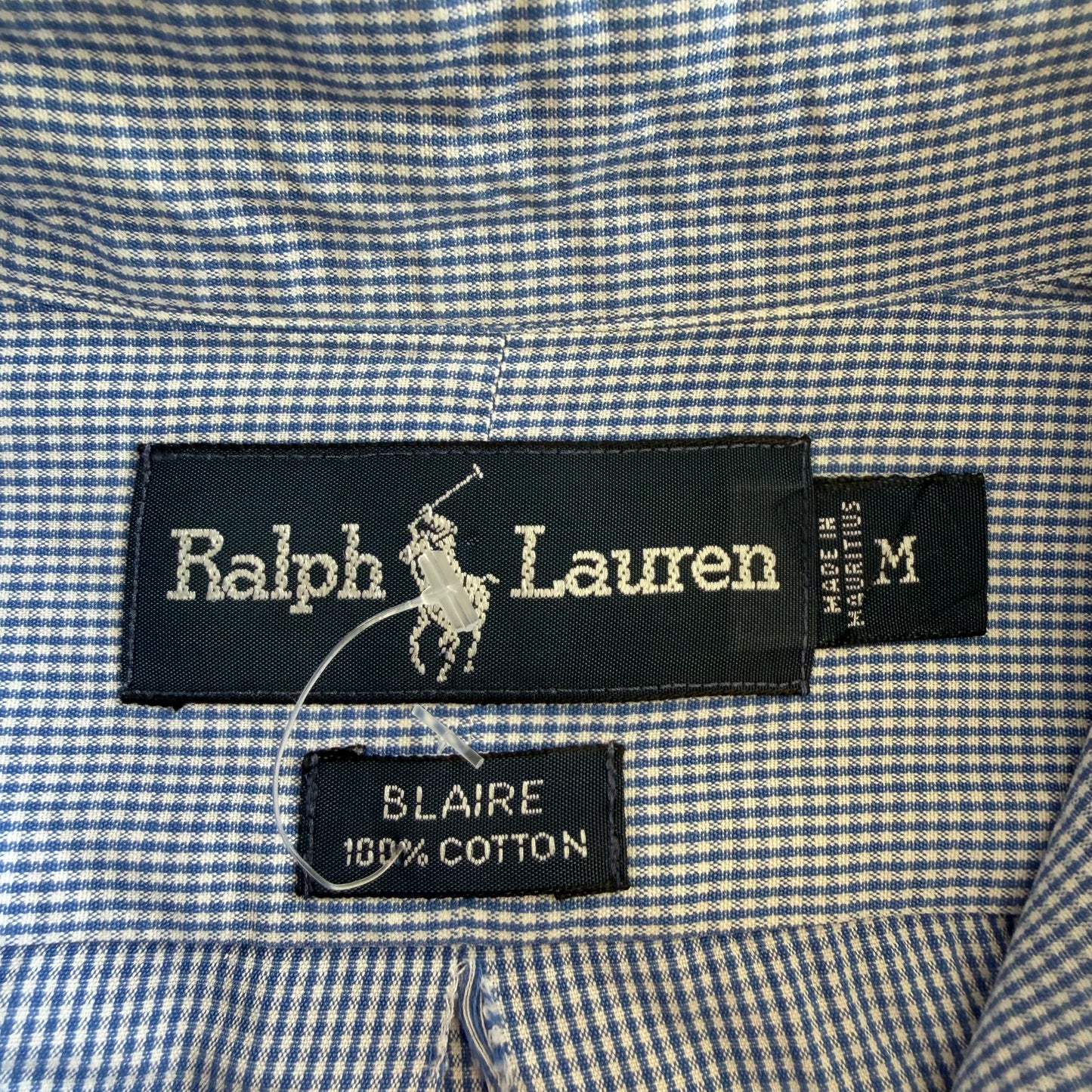 90s Polo Ralph Lauren Checkered Button Up Shirt - M