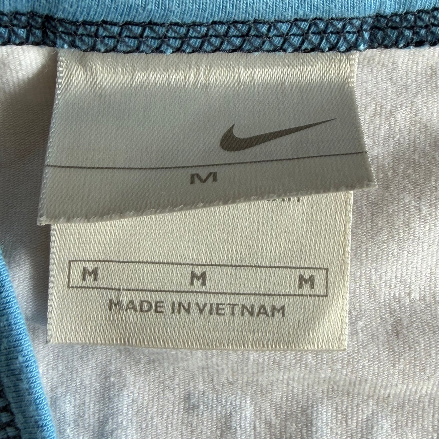 Y2K Nike Raglan Spell Out Baby Tee - M