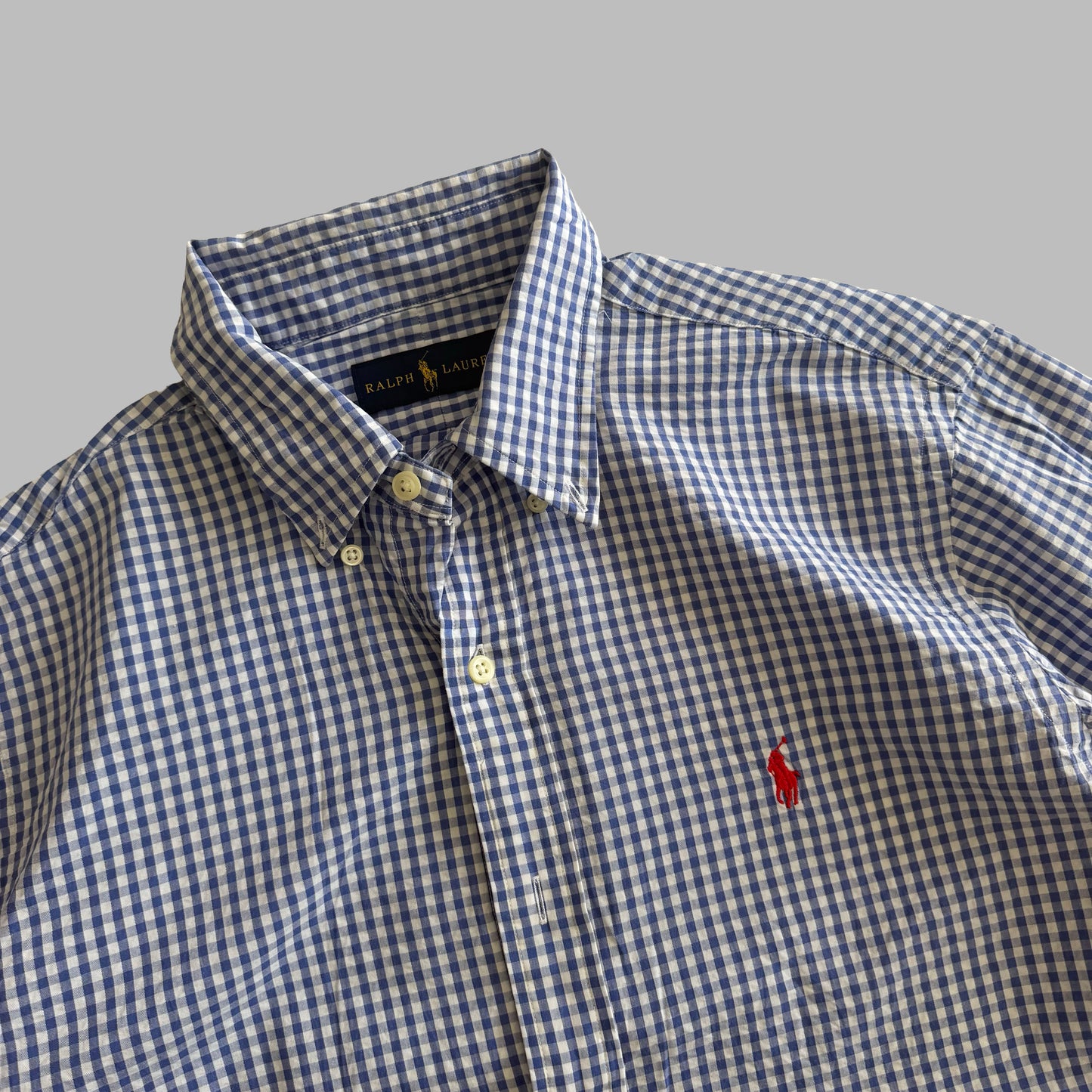 Polo Ralph Lauren Gingham Button Up Shirt - M