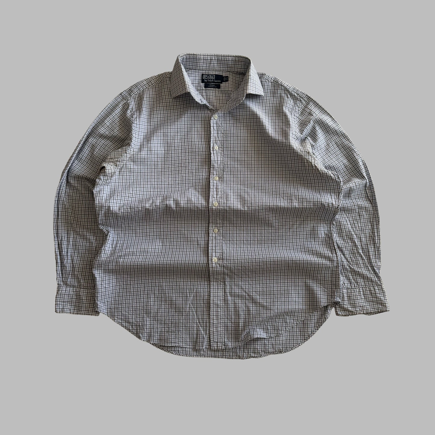 90s Polo Ralph Lauren Checkered Button Up Shirt - L