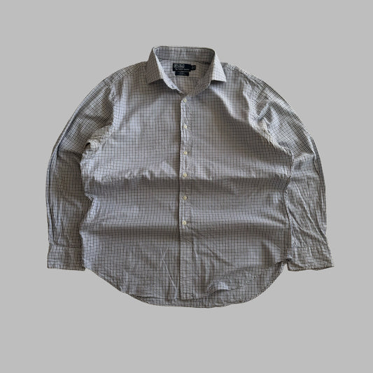 90s Polo Ralph Lauren Checkered Button Up Shirt - L