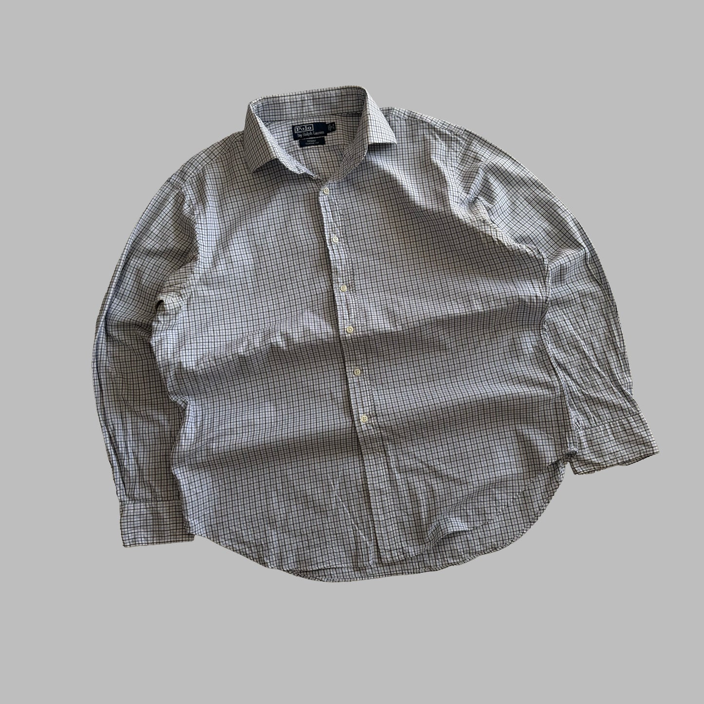 90s Polo Ralph Lauren Checkered Button Up Shirt - L