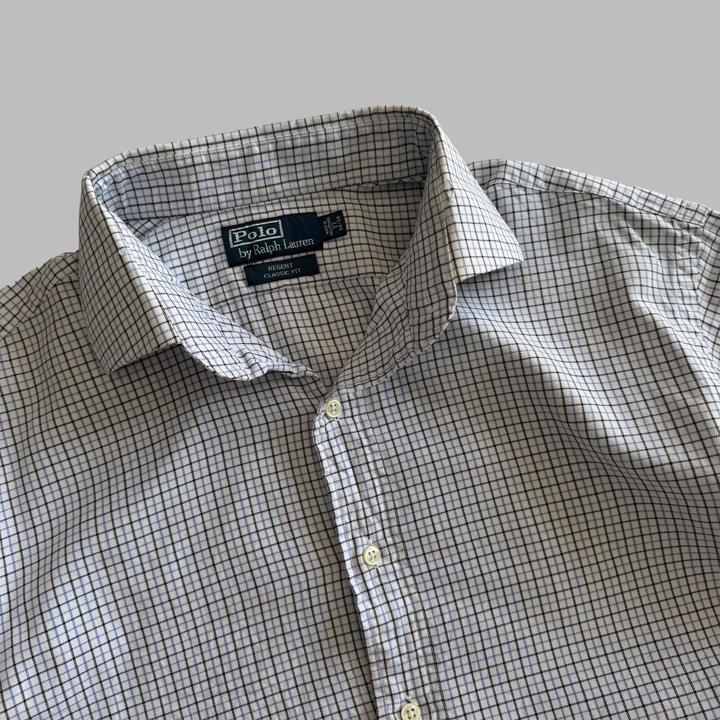 90s Polo Ralph Lauren Checkered Button Up Shirt - L