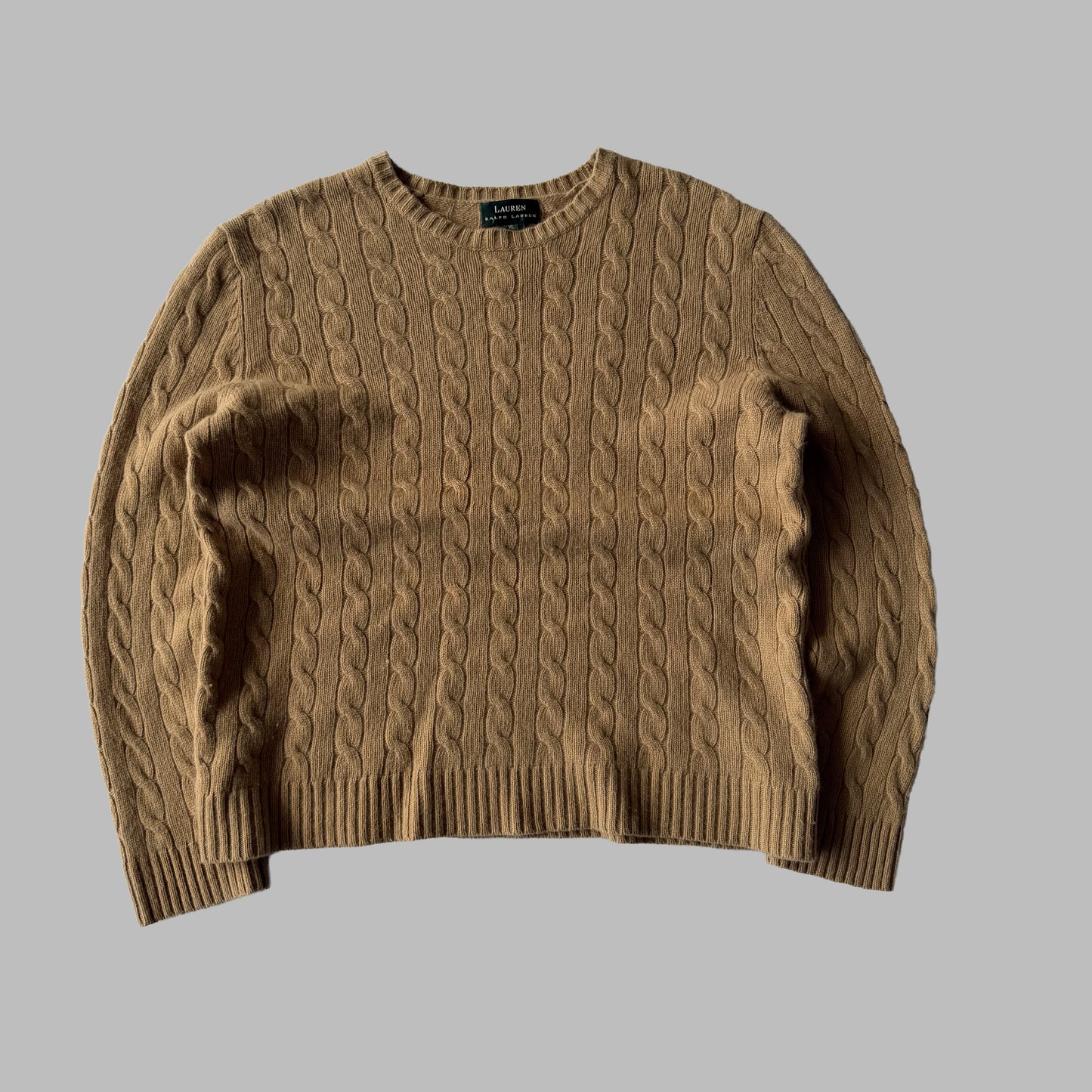 Ralph Lauren Cable Knit Heavy Knit - Large