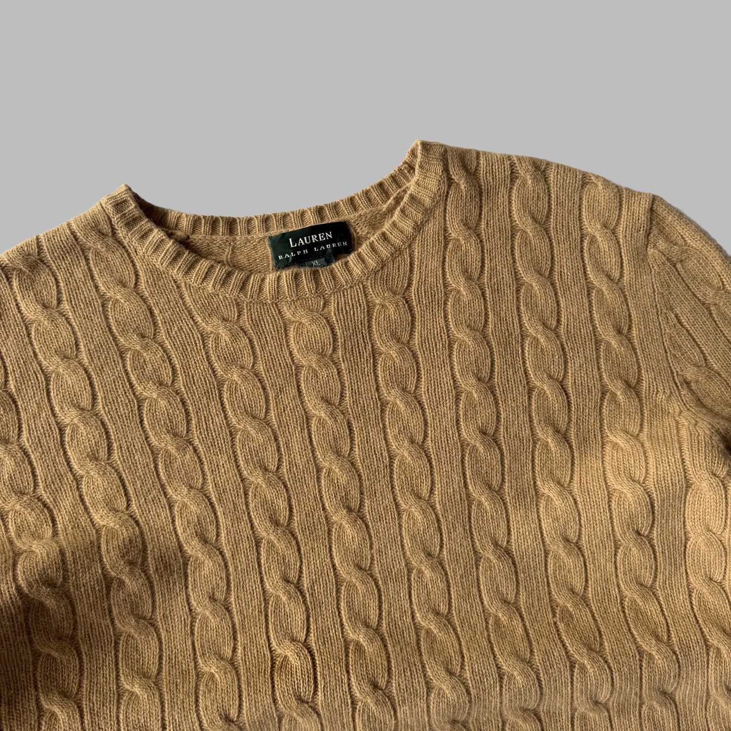 Ralph Lauren Cable Knit Heavy Knit - Large