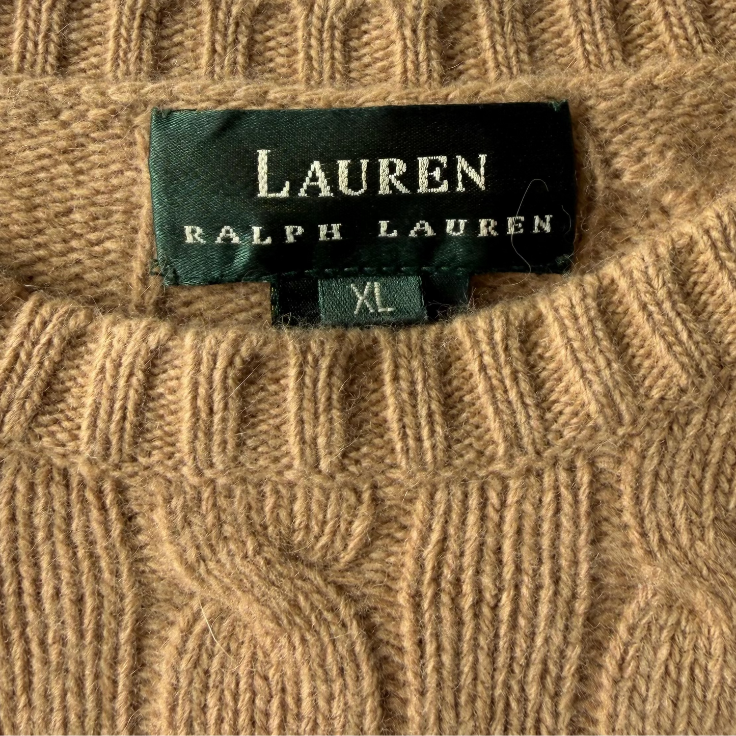 Ralph Lauren Cable Knit Heavy Knit - Large
