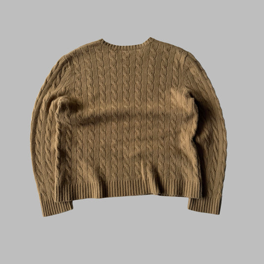 Ralph Lauren Cable Knit Heavy Knit - Large