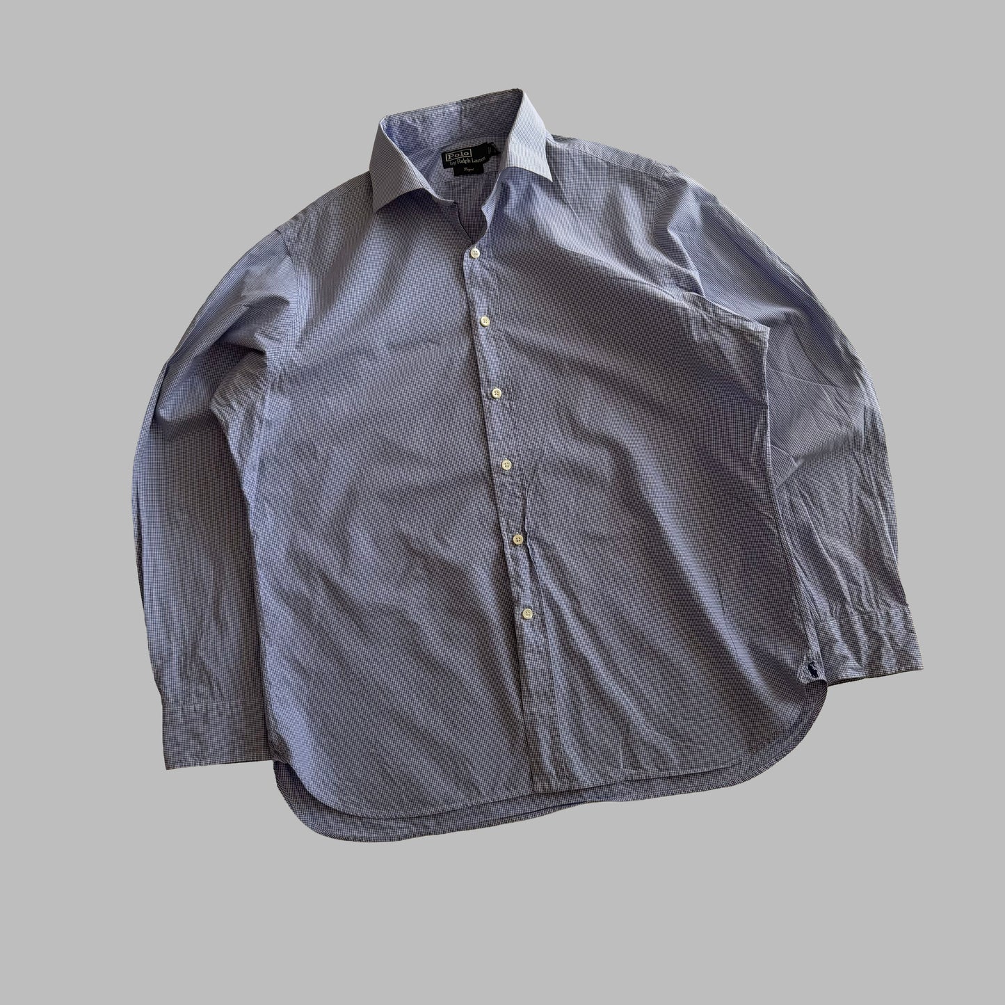 90s Polo Ralph Lauren Checkered Button Up Shirt - L