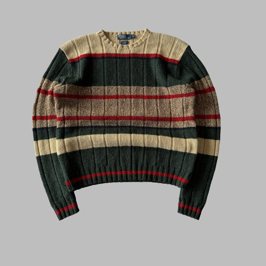 Ralph Lauren Striped Heavy Knit - XL