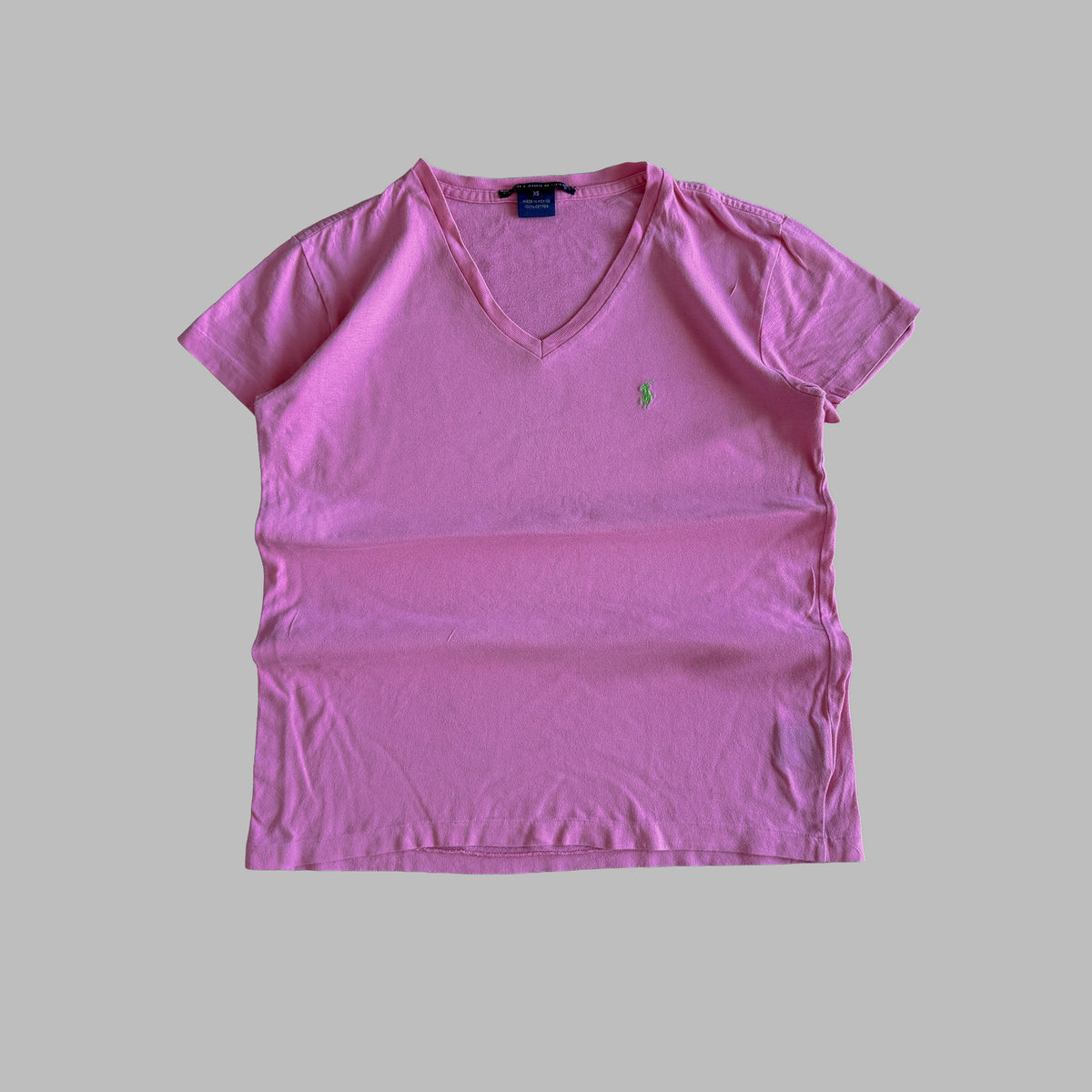 Y2K Ralph Lauren Sport V-Neck Top - S/M