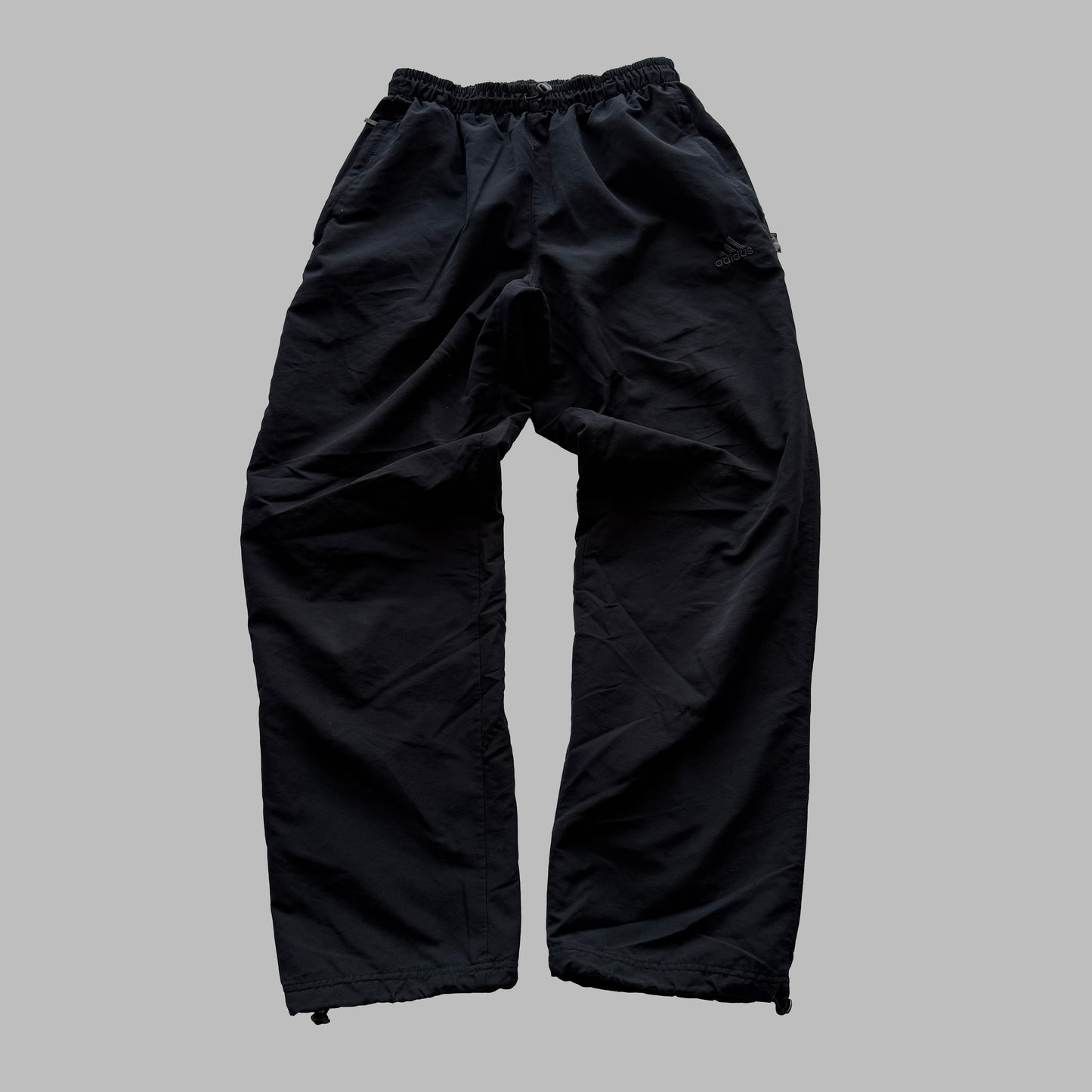 00s Adidas Wide Leg Track Pants - Medium