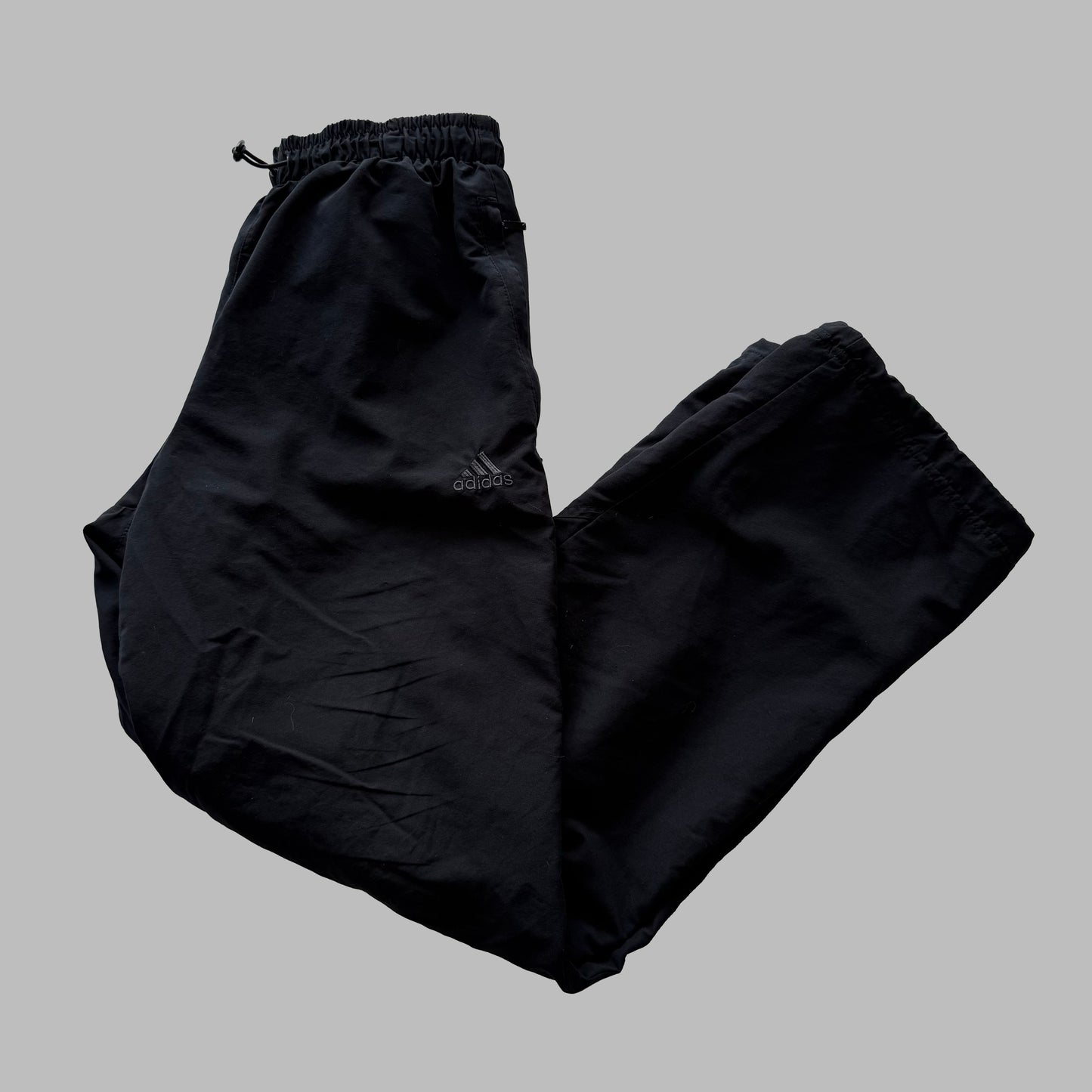 00s Adidas Wide Leg Track Pants - Medium