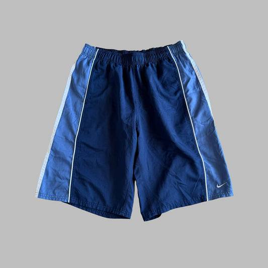 Y2K Nike Striped Baggy Shorts - M