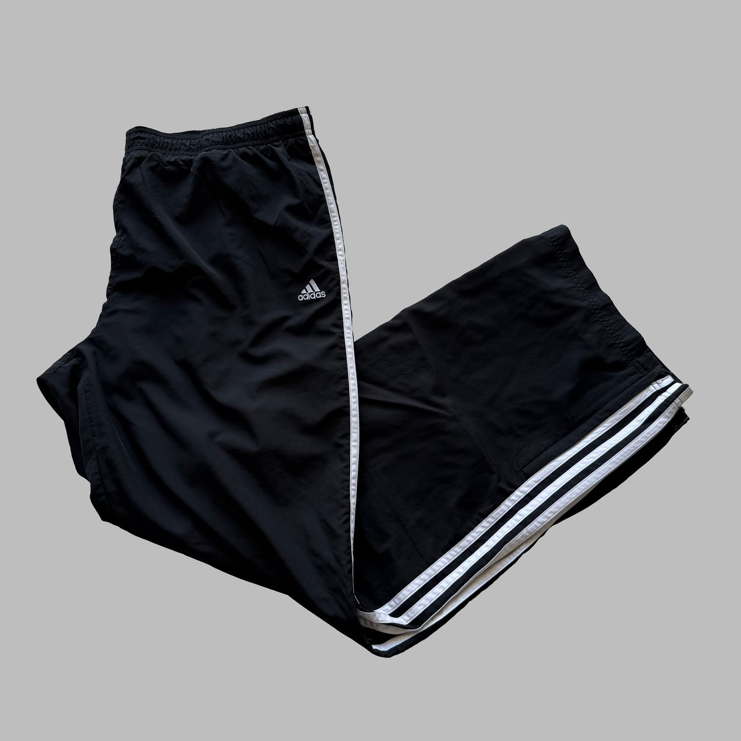 00s Adidas Wide Leg Track Pants - XL