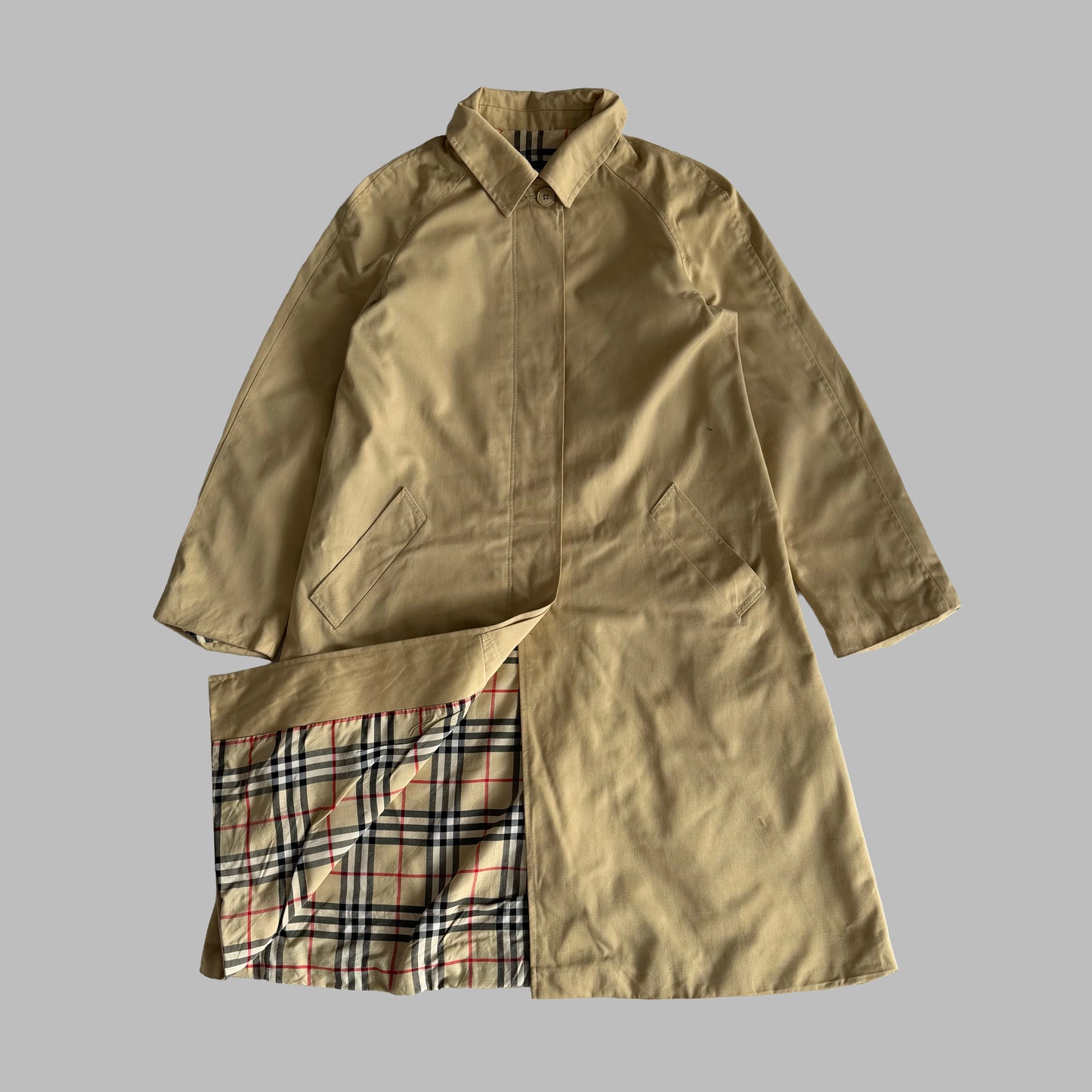 90s Burberry Trench Coat - M