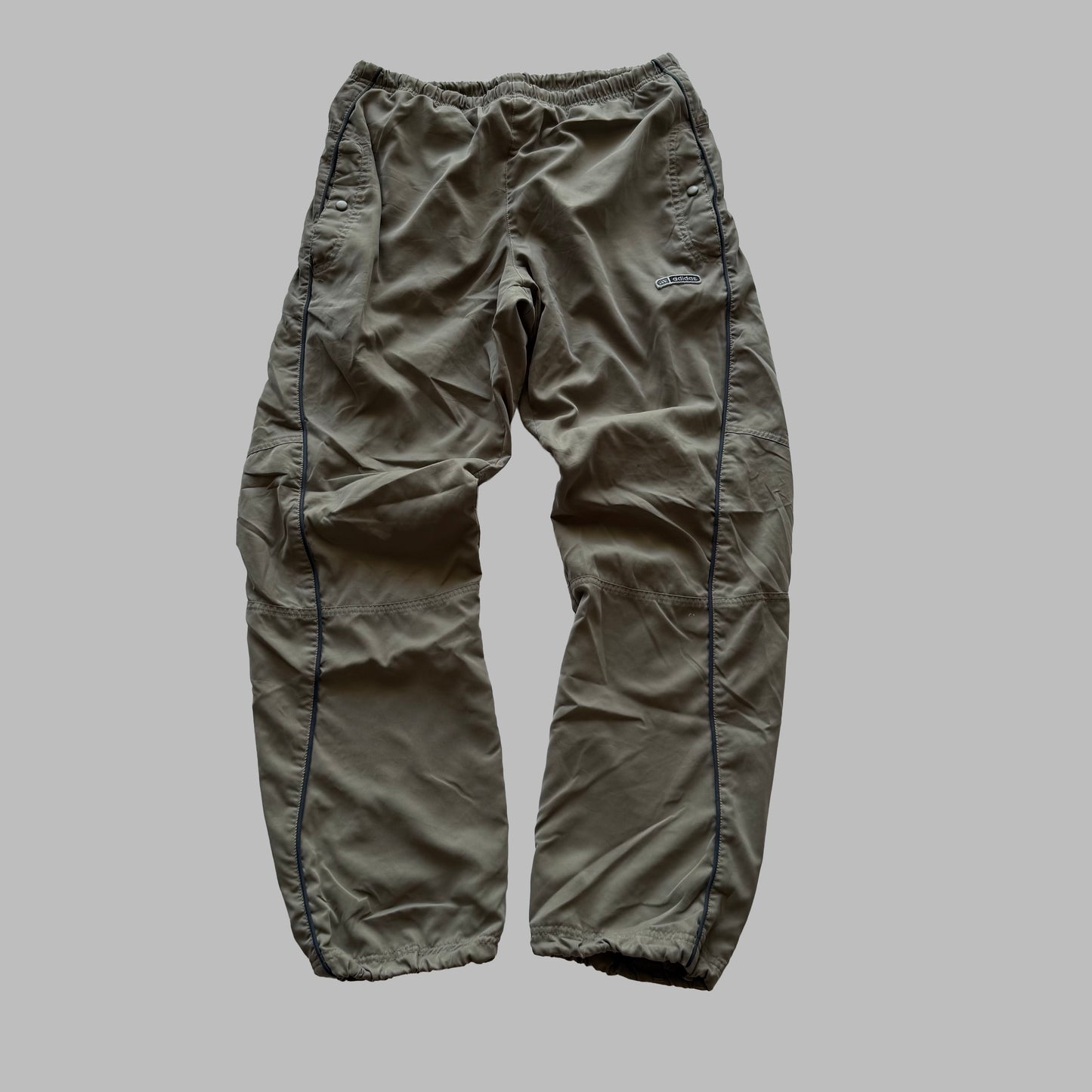 00s Adidas Baggy Track Pants - Small