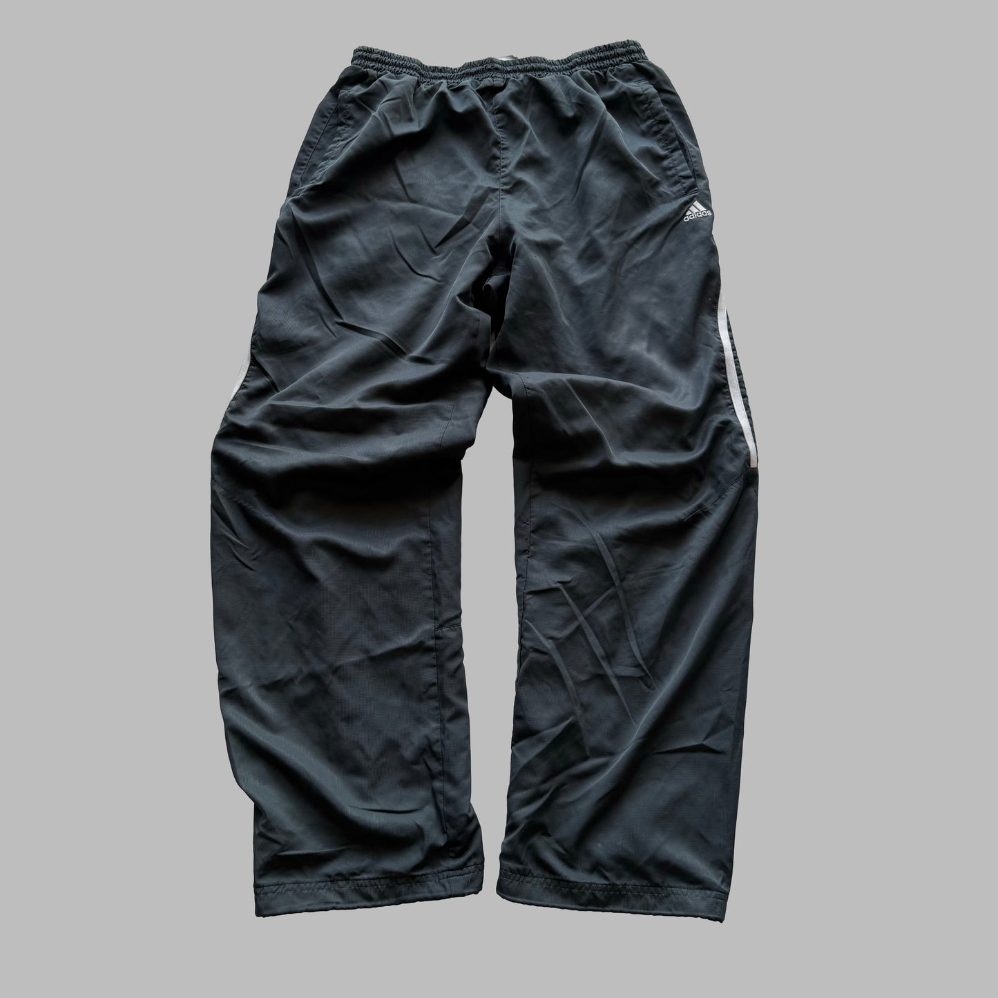 00s Adidas Wide Leg Track Pants - Large