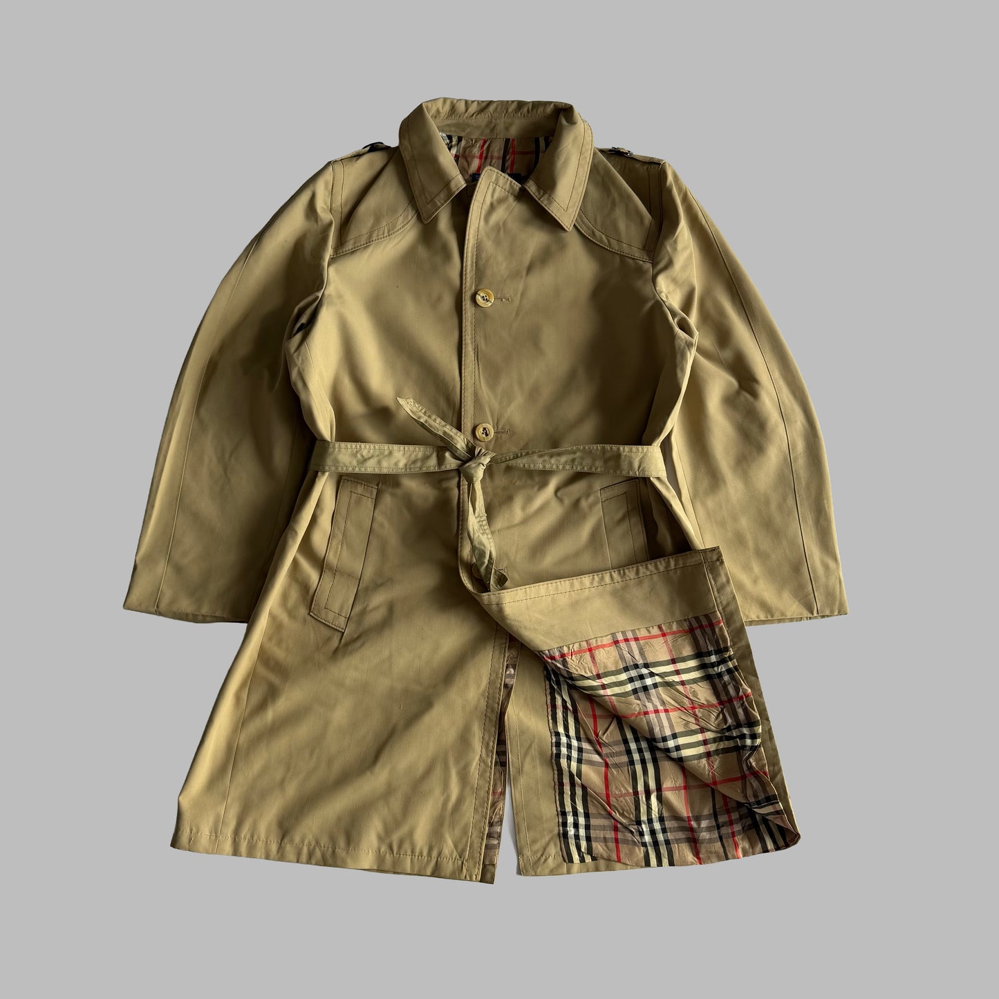 90s Burberry Trench Coat - M