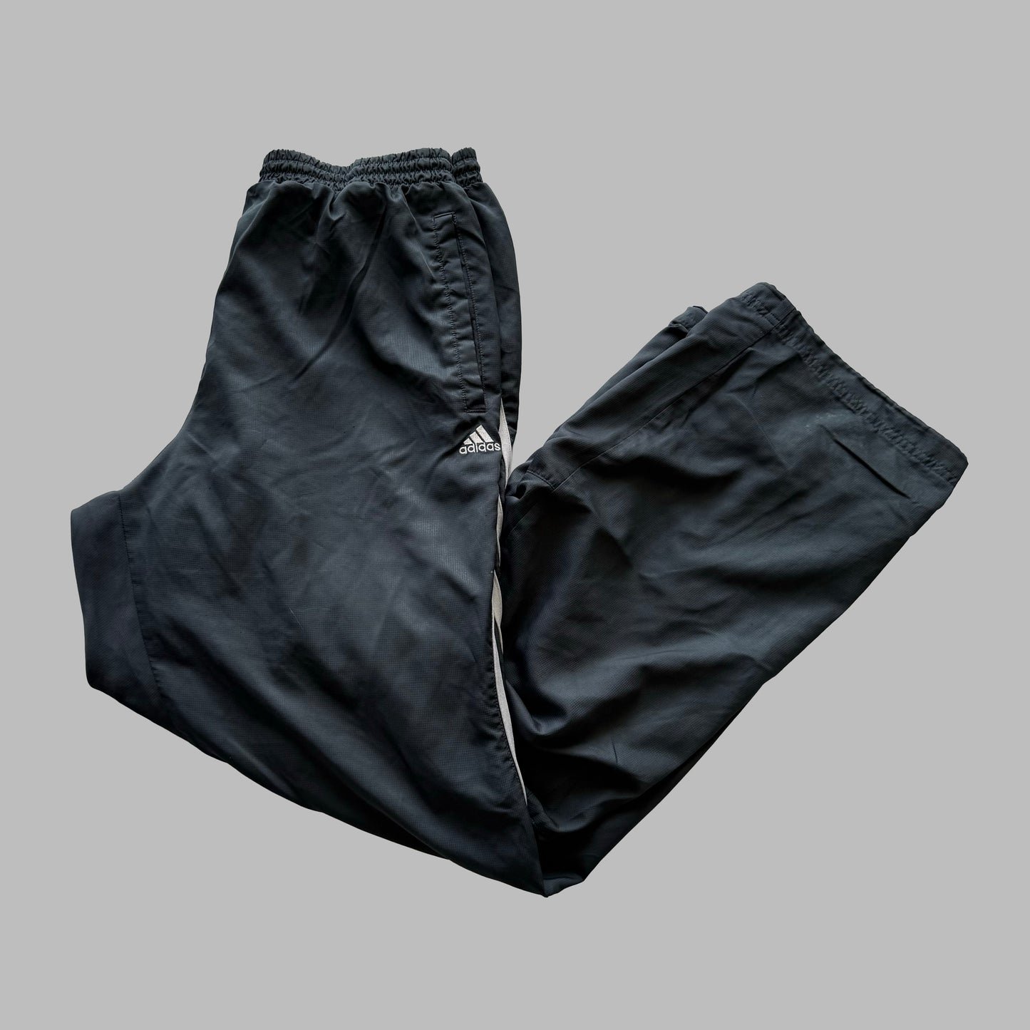 00s Adidas Wide Leg Track Pants - Large