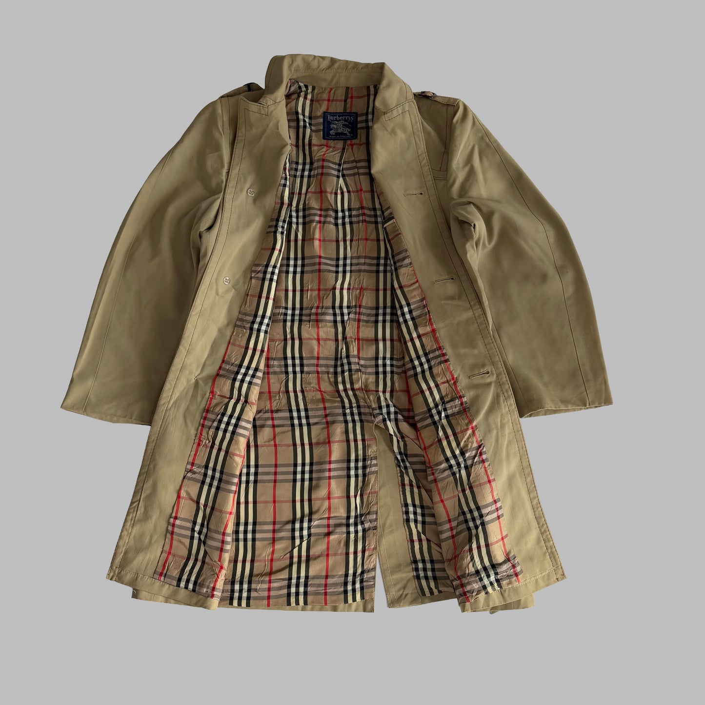 90s Burberry Trench Coat - M