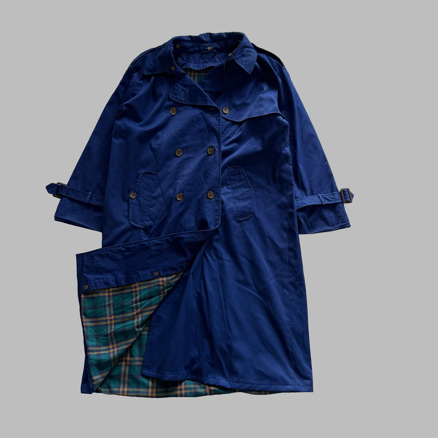 90s Burberry Double Breasted Trench Coat - L