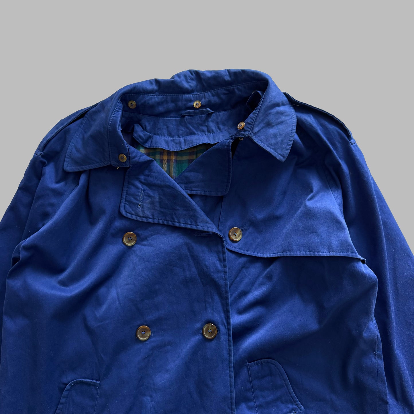 90s Burberry Double Breasted Trench Coat - L