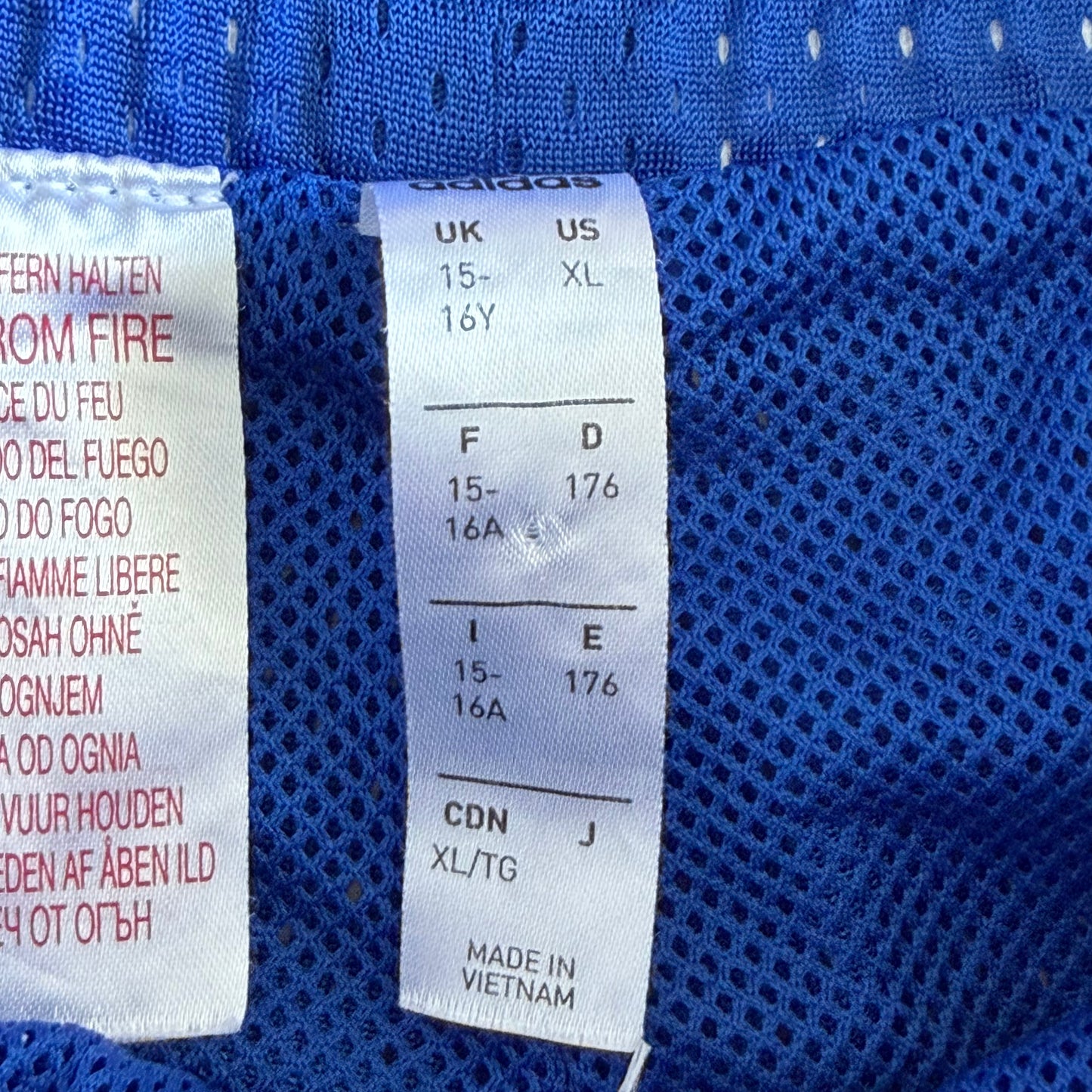Y2K Adidas Three Stripe Basketball Shorts - S