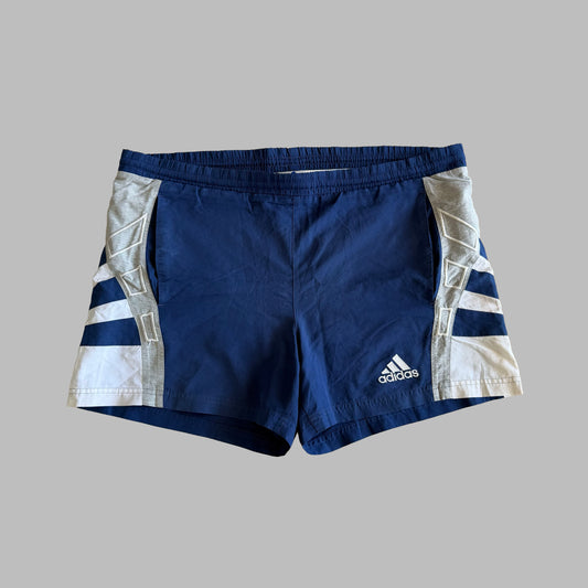 Y2K Adidas Panelled Baggy Shorts - XL