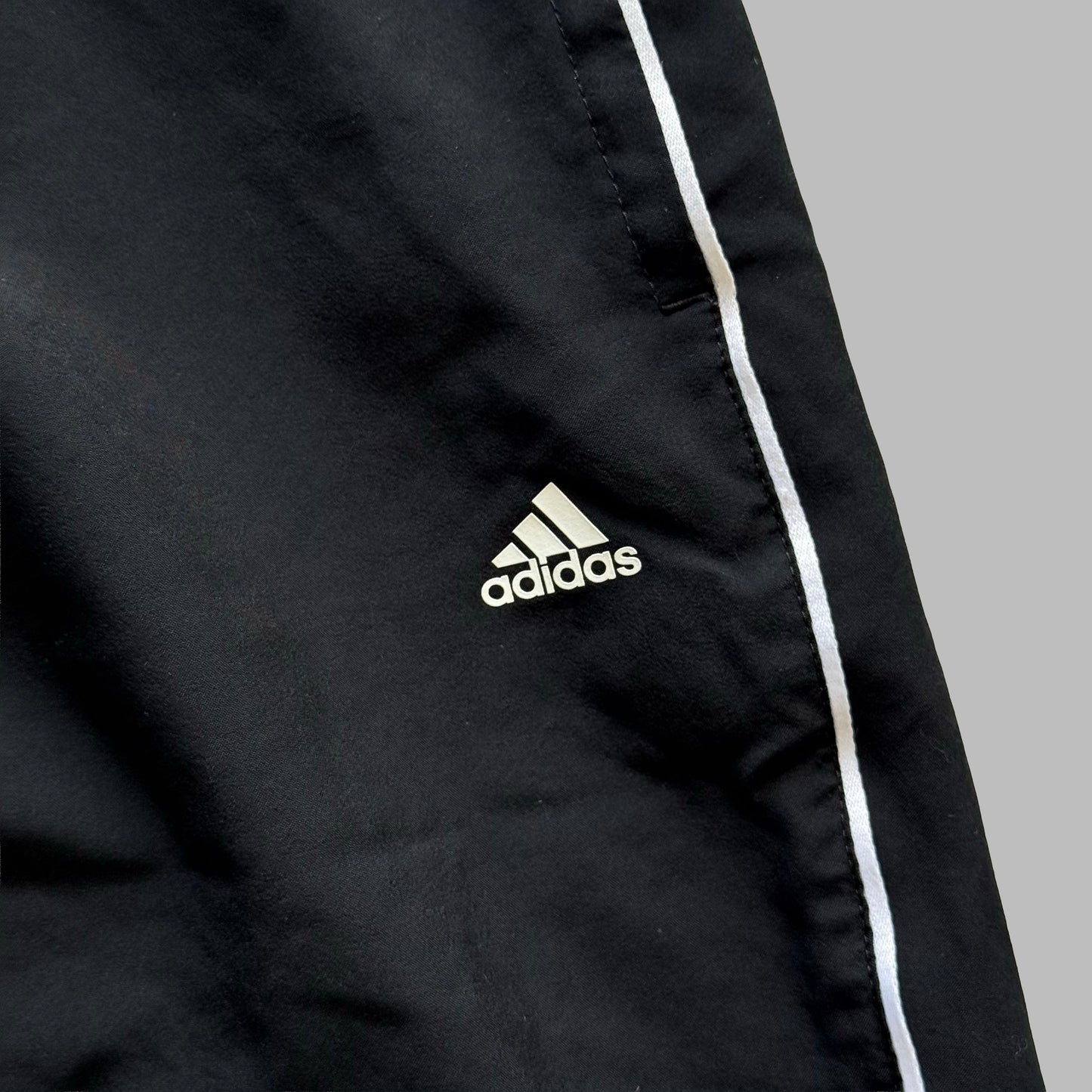 00s Adidas Wide Leg Track Pants - Medium