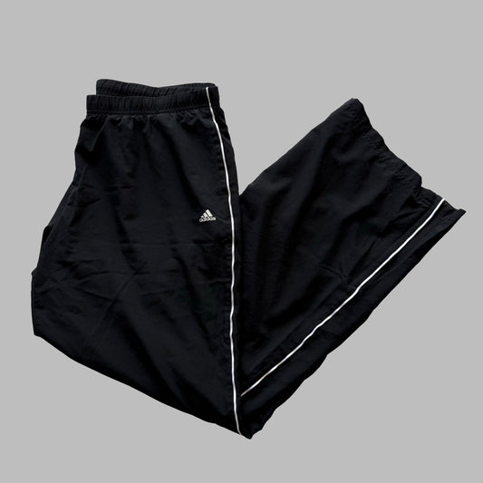 00s Adidas Wide Leg Track Pants - Medium