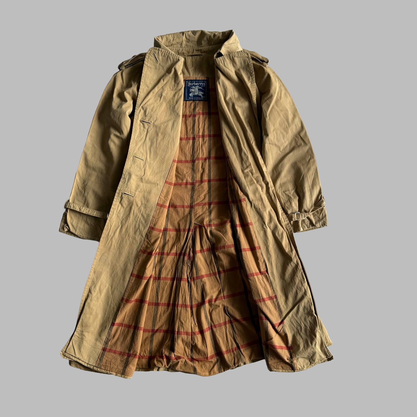 90s Burberry Double Breasted Trench Coat - XS