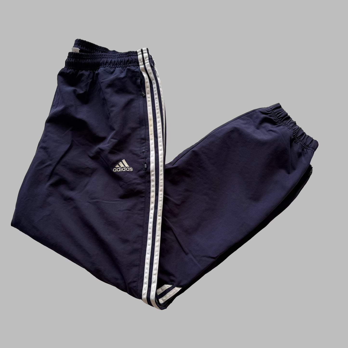 90s Adidas Baggy Track Pants - Medium