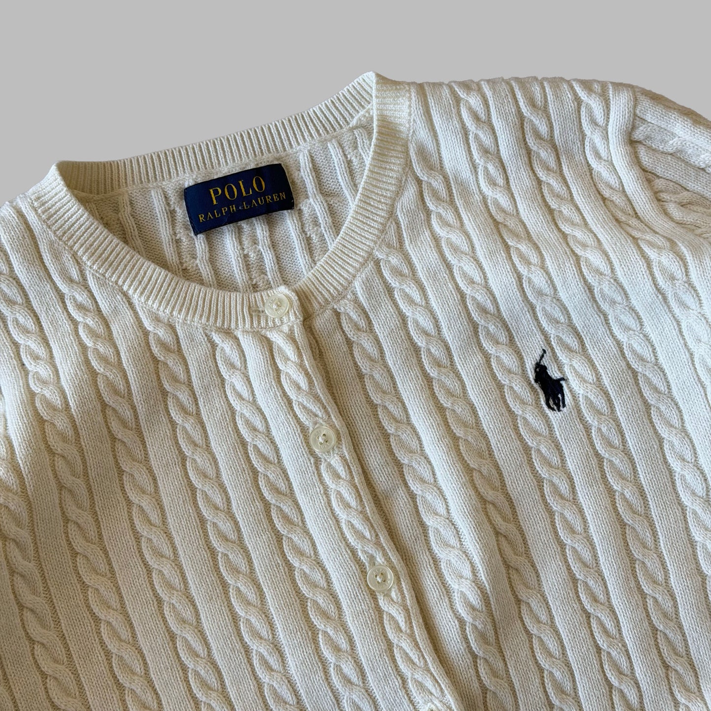 Polo Ralph Lauren Cable Knit Cardigan - M