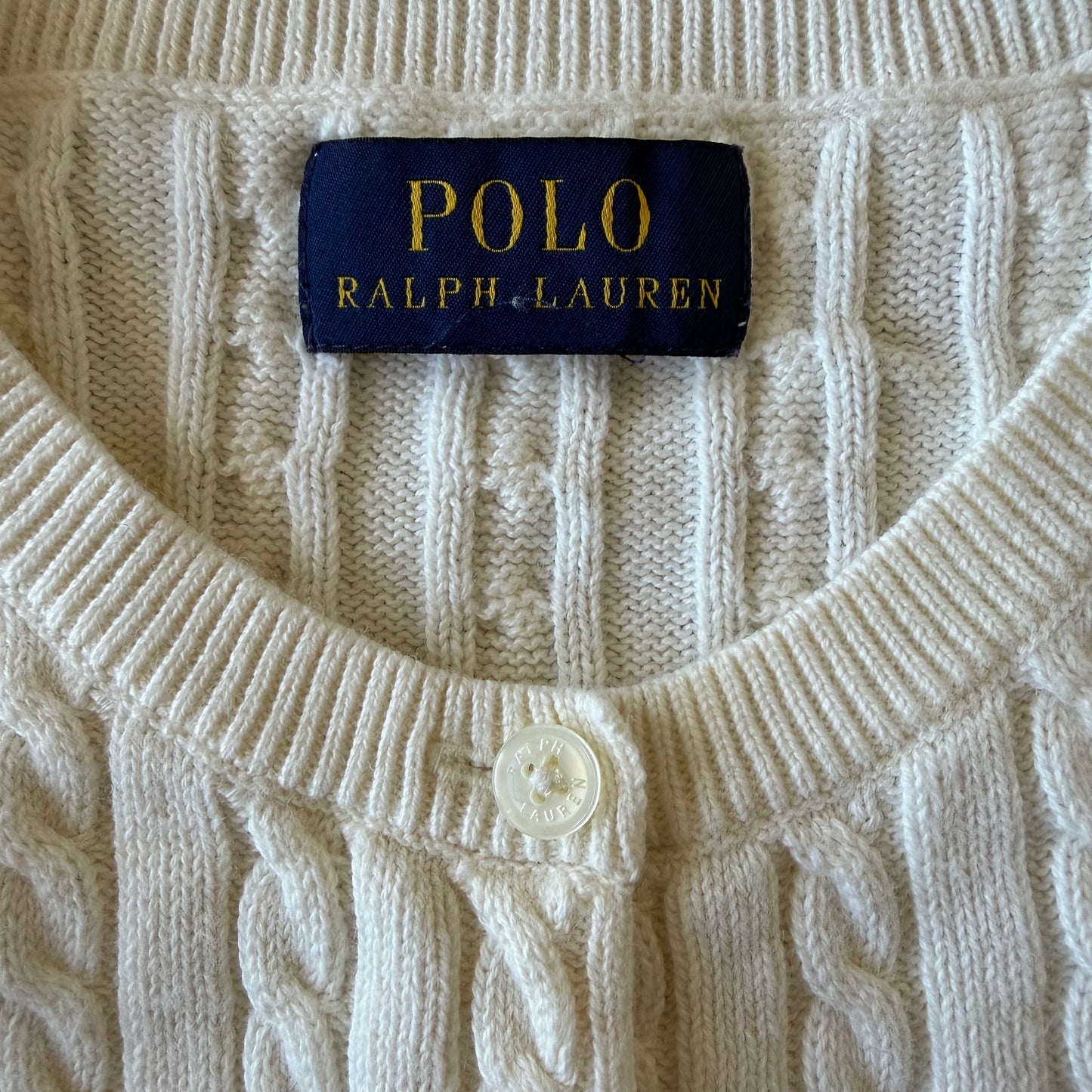 Polo Ralph Lauren Cable Knit Cardigan - M
