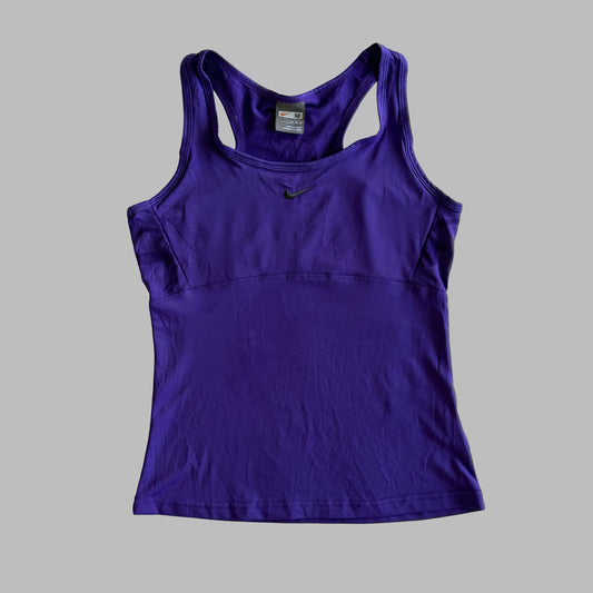 Y2K Nike Racer-back Activewear Tank - M
