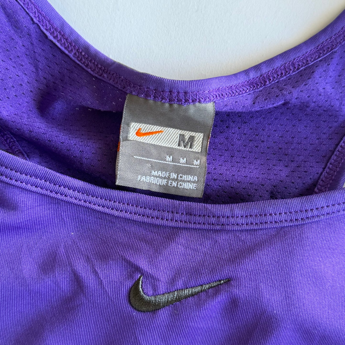 Y2K Nike Racer-back Activewear Tank - M