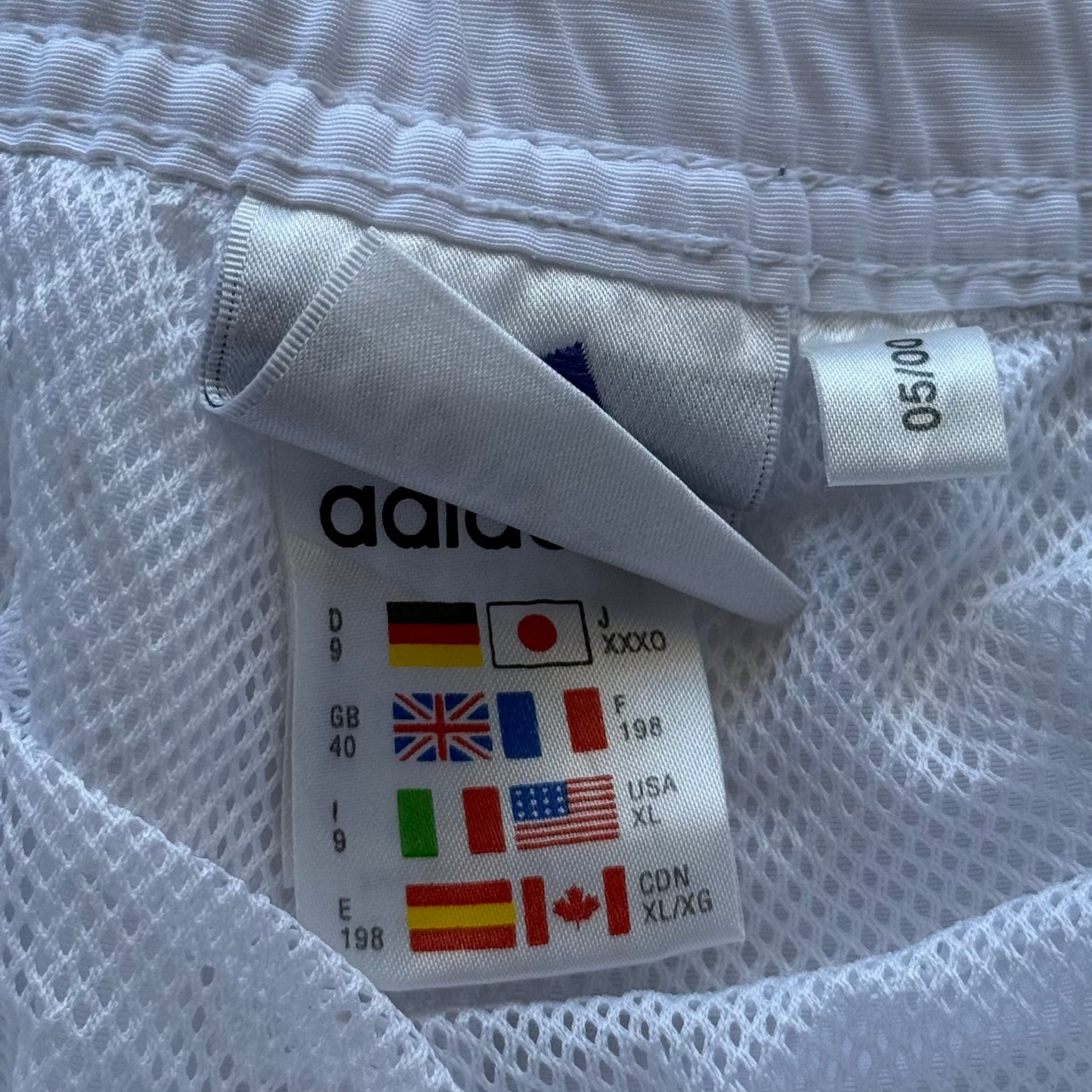 90s Adidas Wide Leg Track Pants - XL