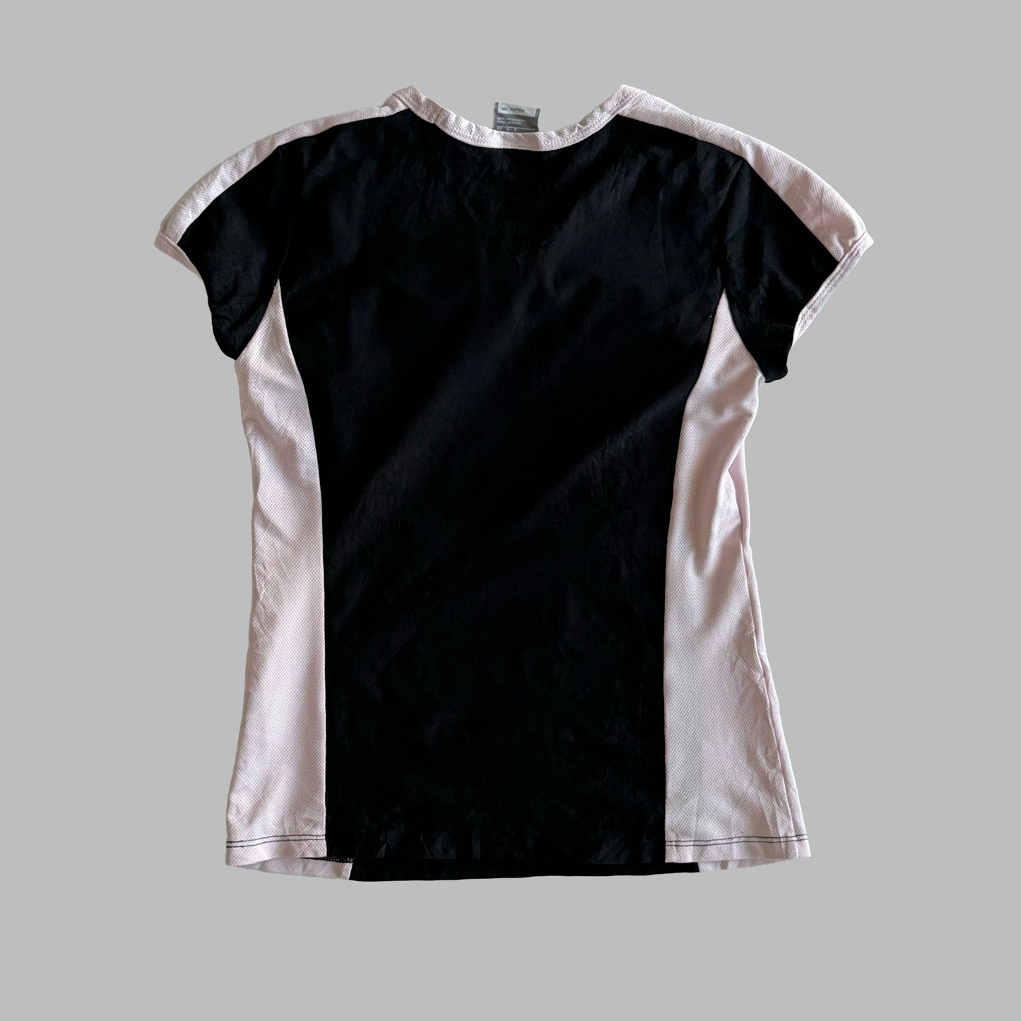 Y2K Nike Panelled Activewear Top - S