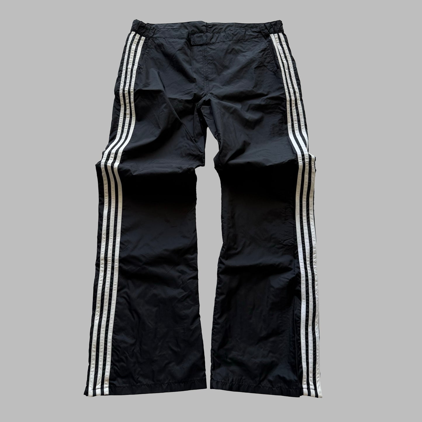 90s Adidas Wide Leg Track Pants - XL