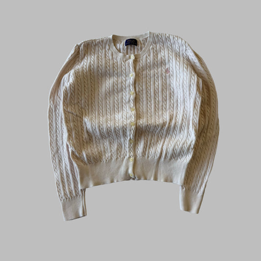 Ralph Lauren Cable Knit Cardigan - Medium