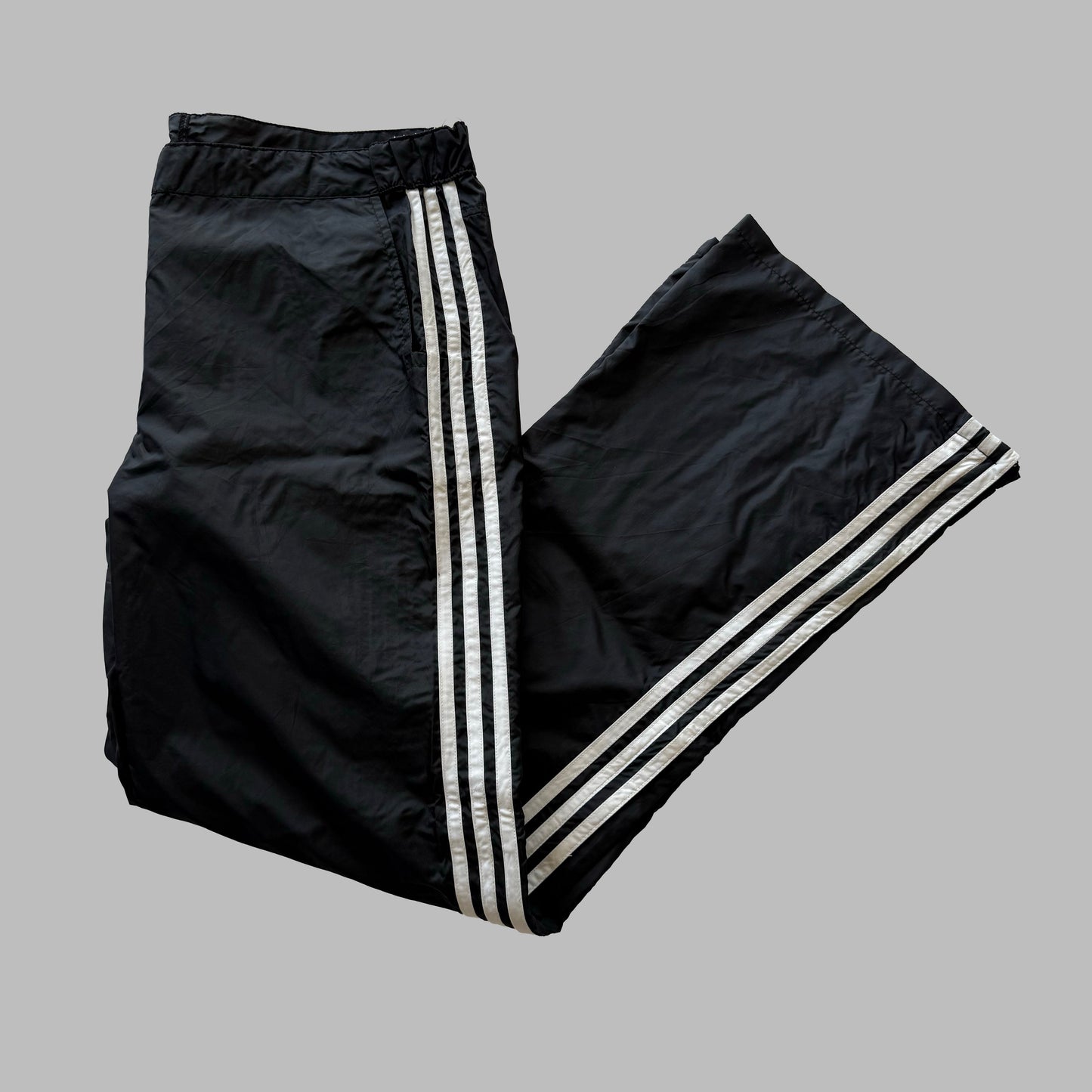90s Adidas Wide Leg Track Pants - XL