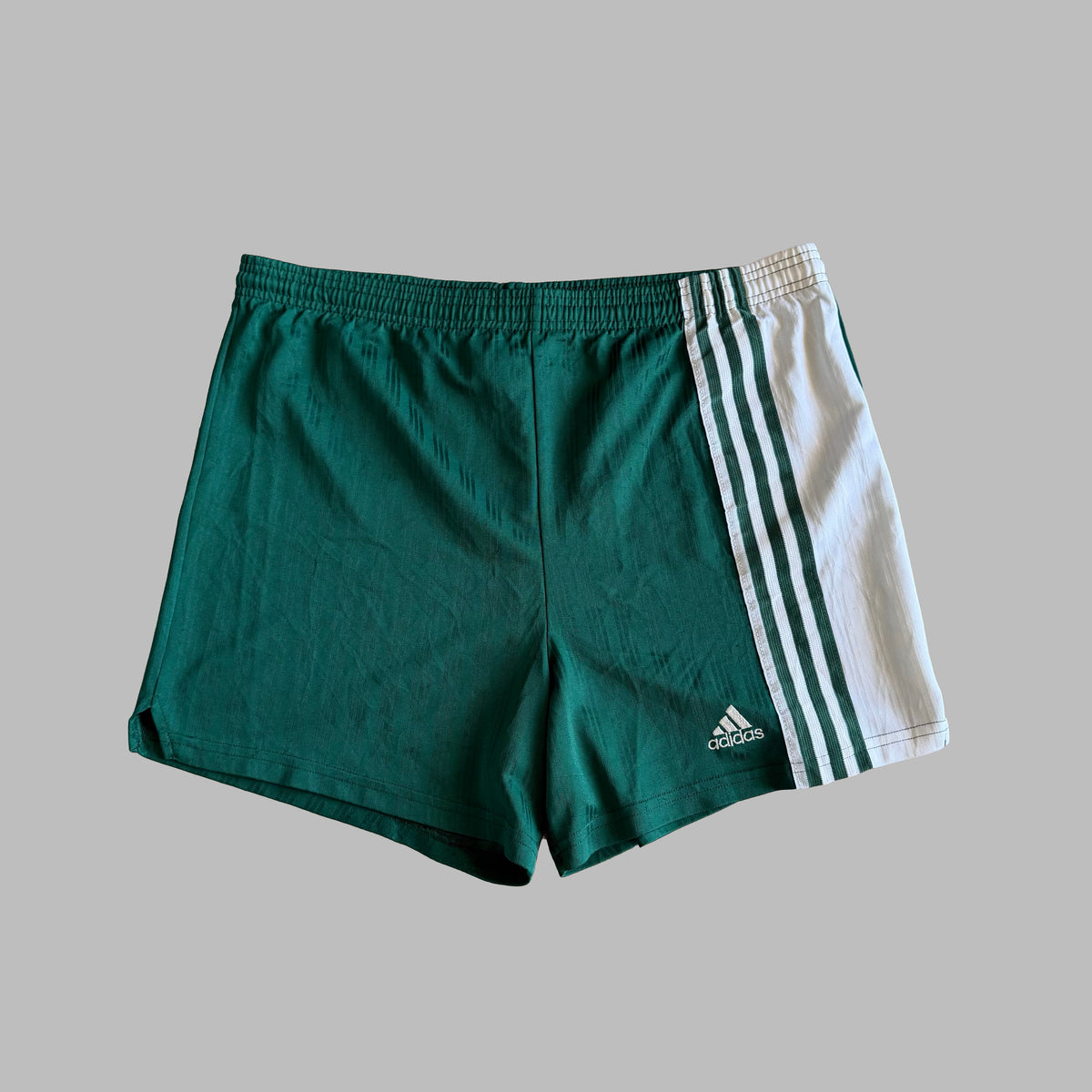 90s Adidas Three Stripe Baggy Active Shorts - XL
