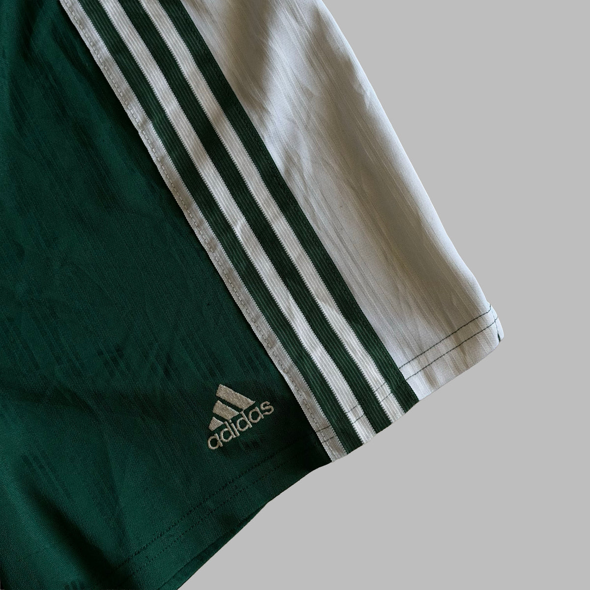 90s Adidas Three Stripe Baggy Active Shorts - XL