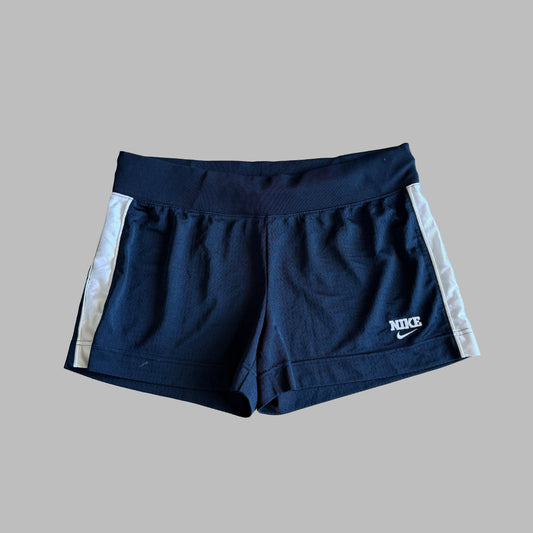 Y2K Nike Striped Mini Basketball Shorts - L