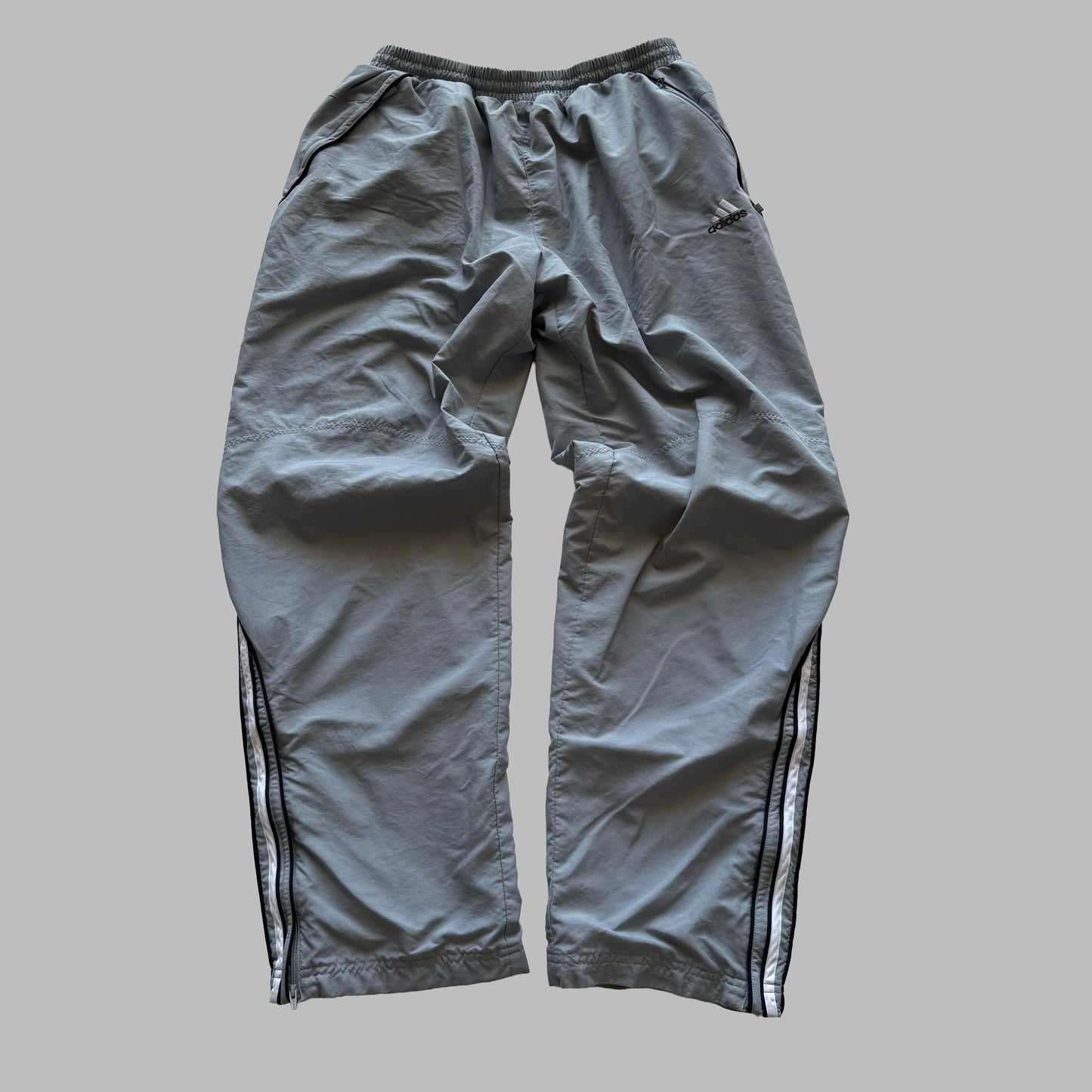 90s Adidas Baggy Track Pants - Medium