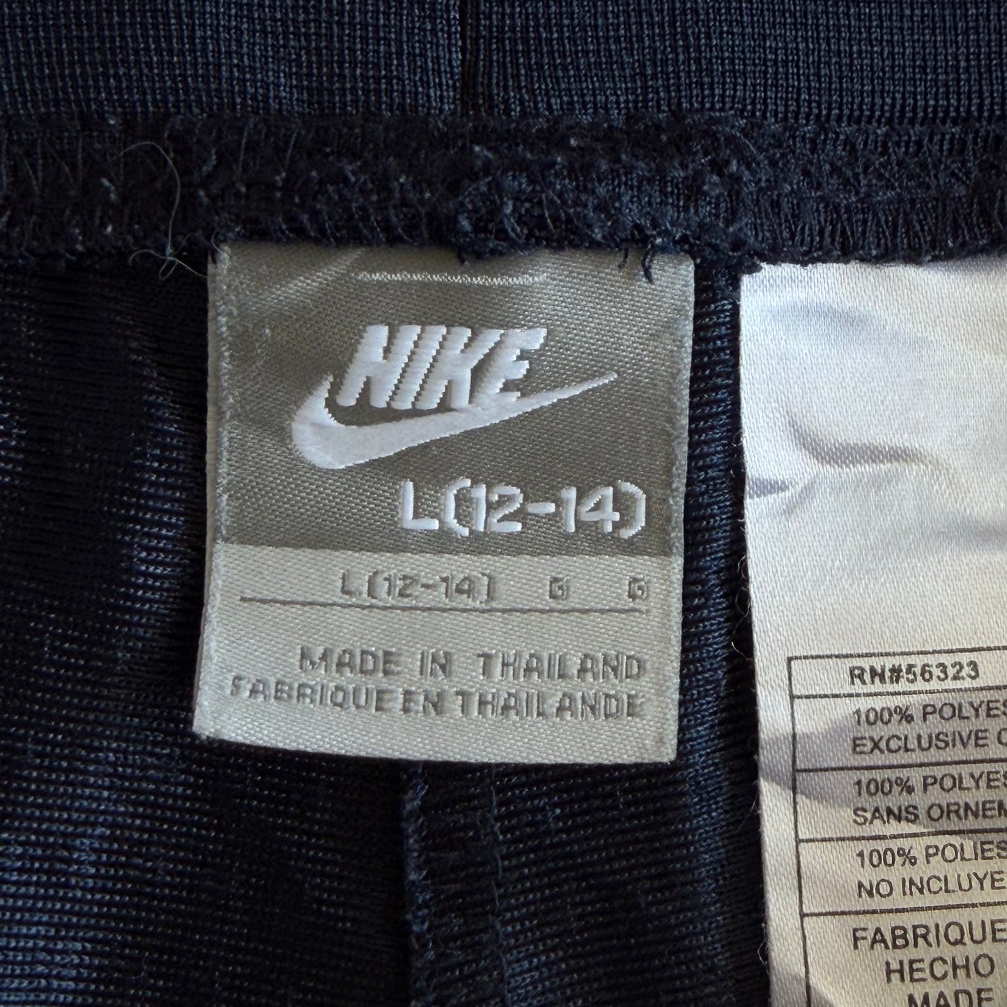 Y2K Nike Striped Mini Basketball Shorts - L